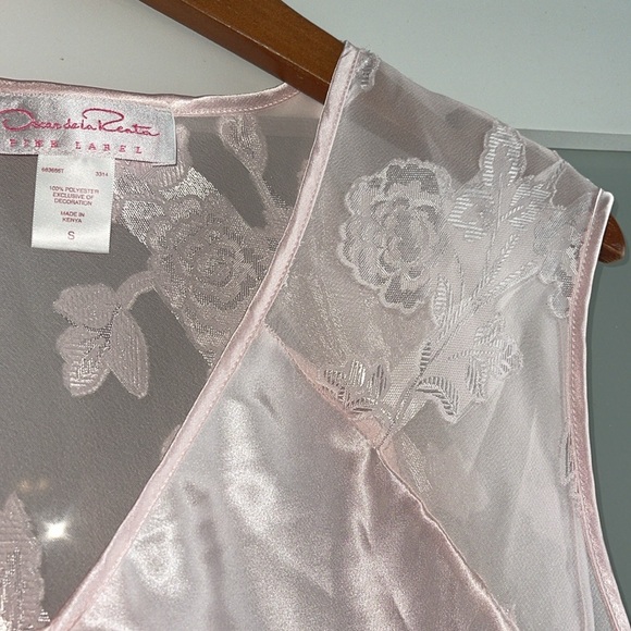 Oscar de la Renta Pink Label slip nightie S NWOT - Picture 2 of 6